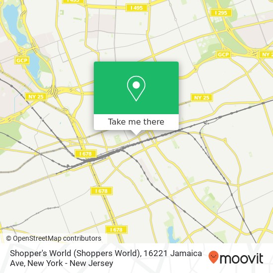 Shopper's World (Shoppers World), 16221 Jamaica Ave map
