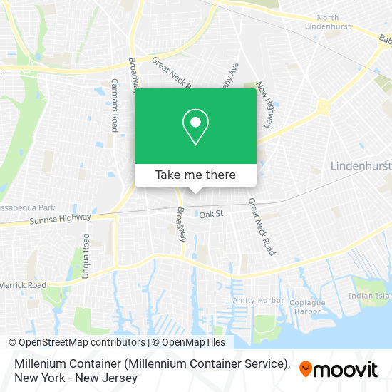 Mapa de Millenium Container (Millennium Container Service)