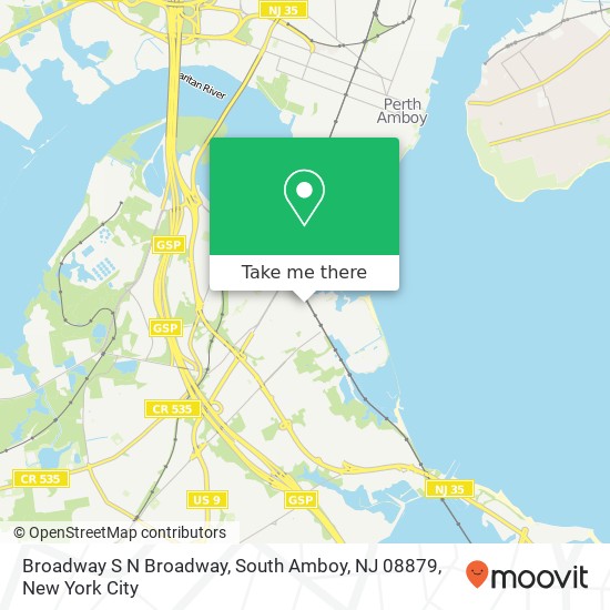 Broadway S N Broadway, South Amboy, NJ 08879 map