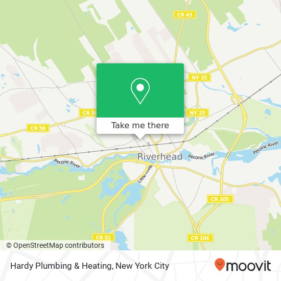 Hardy Plumbing & Heating map