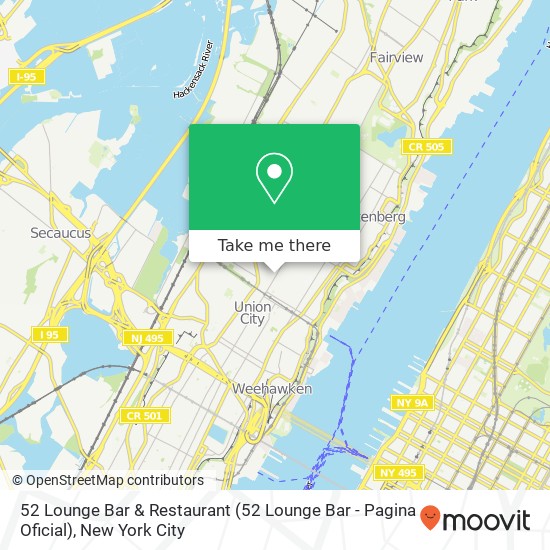 Mapa de 52 Lounge Bar & Restaurant (52 Lounge Bar - Pagina Oficial)