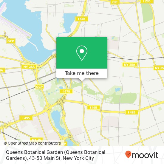 Queens Botanical Garden (Queens Botanical Gardens), 43-50 Main St map