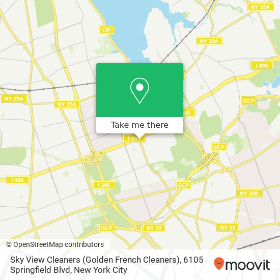 Mapa de Sky View Cleaners (Golden French Cleaners), 6105 Springfield Blvd