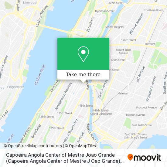 Capoeira Angola Center of Mestre Joao Grande map