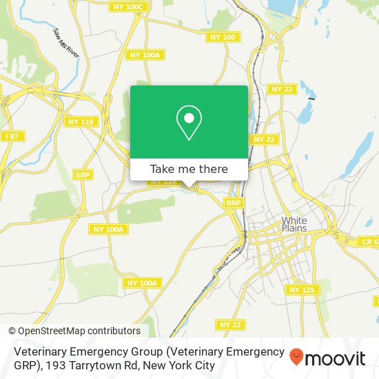 Mapa de Veterinary Emergency Group (Veterinary Emergency GRP), 193 Tarrytown Rd