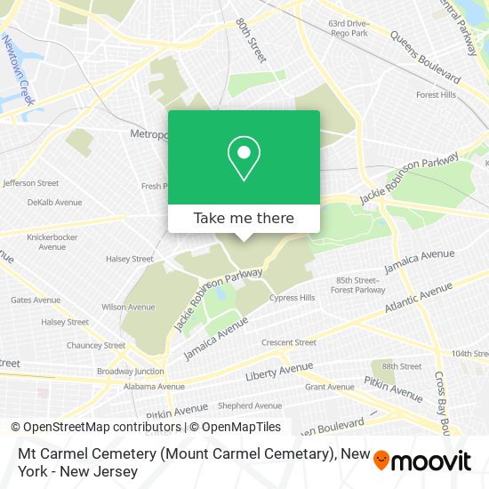 Mt Carmel Cemetery (Mount Carmel Cemetary) map