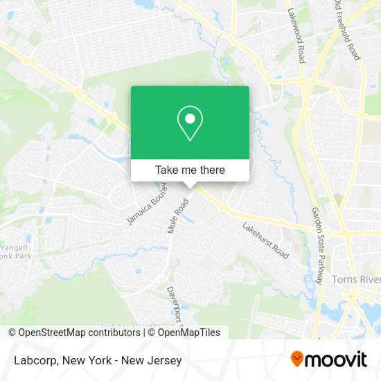 Labcorp, 9 Mule Rd map