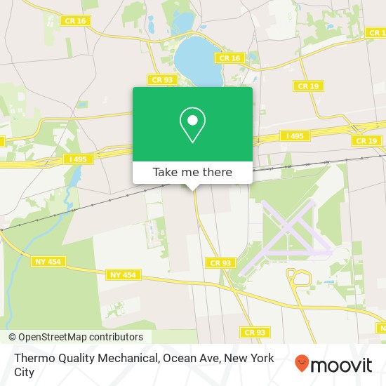 Mapa de Thermo Quality Mechanical, Ocean Ave