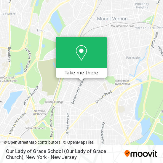 Our Lady of Grace School map