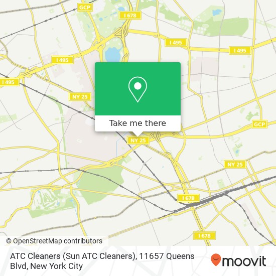 ATC Cleaners (Sun ATC Cleaners), 11657 Queens Blvd map