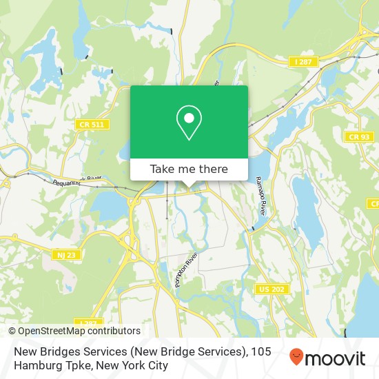 New Bridges Services (New Bridge Services), 105 Hamburg Tpke map