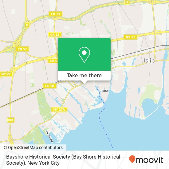Bayshore Historical Society (Bay Shore Historical Society) map