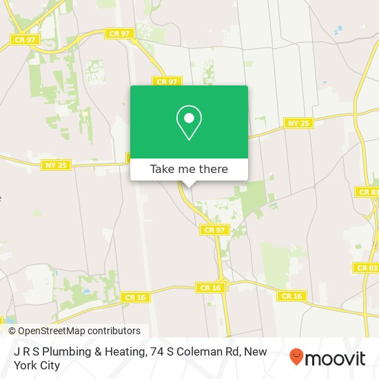 J R S Plumbing & Heating, 74 S Coleman Rd map