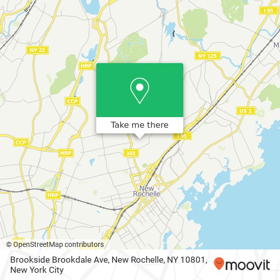 Brookside Brookdale Ave, New Rochelle, NY 10801 map