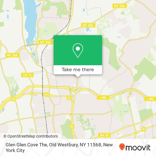 Glen Glen Cove The, Old Westbury, NY 11568 map