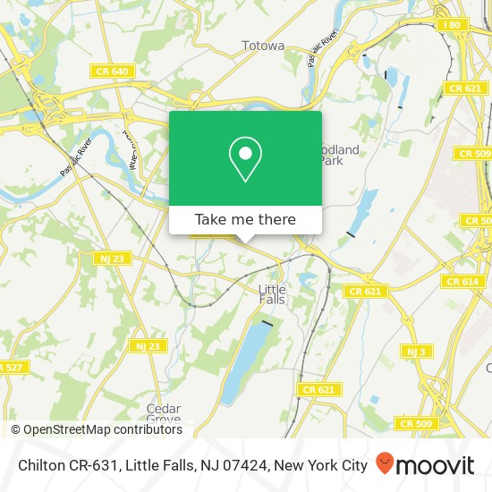 Chilton CR-631, Little Falls, NJ 07424 map