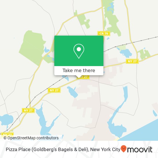 Pizza Place (Goldberg's Bagels & Deli) map