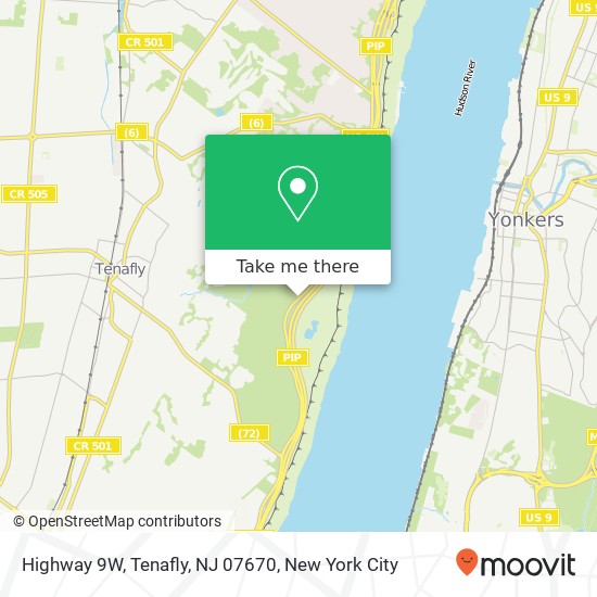 Highway 9W, Tenafly, NJ 07670 map