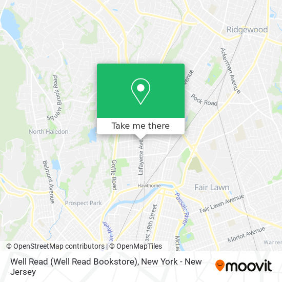 Well Read (Well Read Bookstore) map