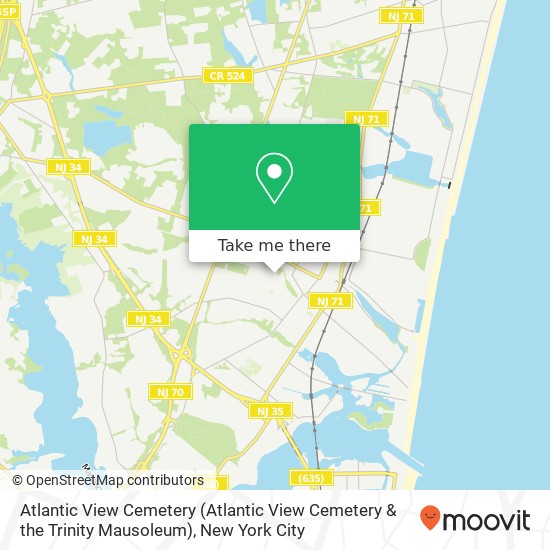 Atlantic View Cemetery (Atlantic View Cemetery & the Trinity Mausoleum) map