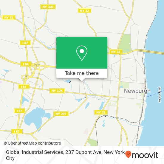 Mapa de Global Industrial Services, 237 Dupont Ave