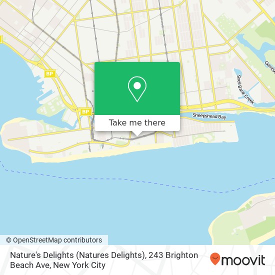 Nature's Delights (Natures Delights), 243 Brighton Beach Ave map
