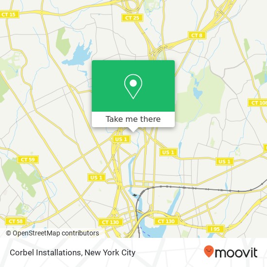 Corbel Installations map