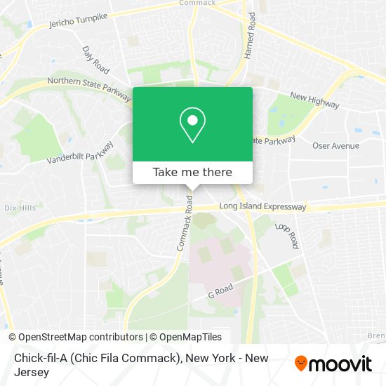 Chick-fil-A (Chic Fila Commack) map