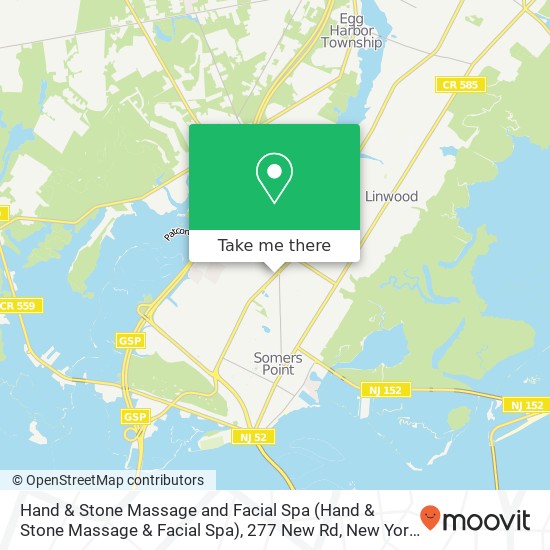 Hand & Stone Massage and Facial Spa (Hand & Stone Massage & Facial Spa), 277 New Rd map