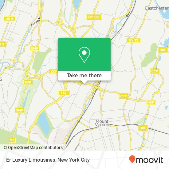 Er Luxury Limousines map