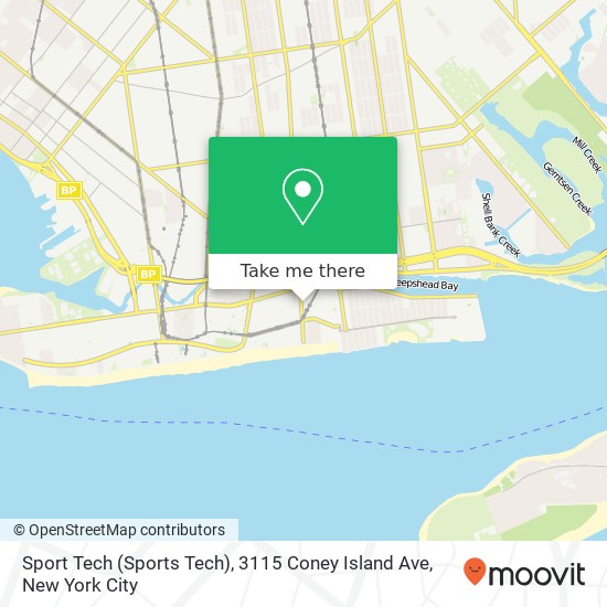 Mapa de Sport Tech (Sports Tech), 3115 Coney Island Ave