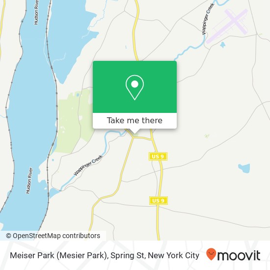 Mapa de Meiser Park (Mesier Park), Spring St