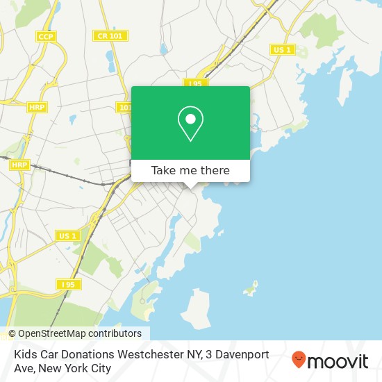 Mapa de Kids Car Donations Westchester NY, 3 Davenport Ave