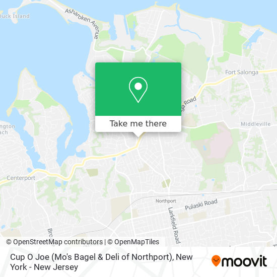 Mapa de Cup O Joe (Mo's Bagel & Deli of Northport)