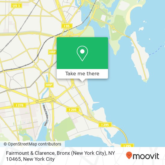 Fairmount & Clarence, Bronx (New York City), NY 10465 map