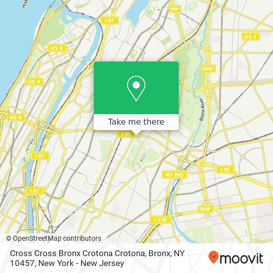 Cross Cross Bronx Crotona Crotona, Bronx, NY 10457 map