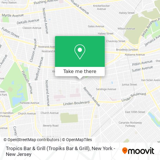 Tropics Bar & Grill (Tropiks Bar & Grill) map