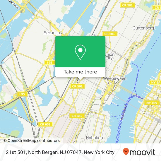 21st 501, North Bergen, NJ 07047 map