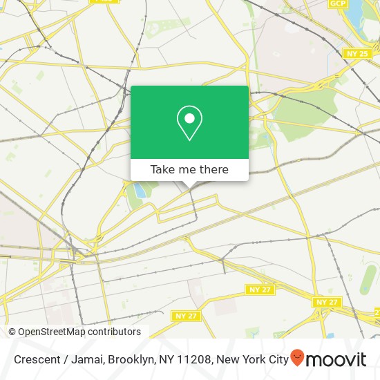 Crescent / Jamai, Brooklyn, NY 11208 map