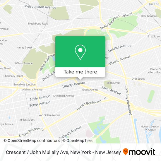 Mapa de Crescent / John Mullally Ave