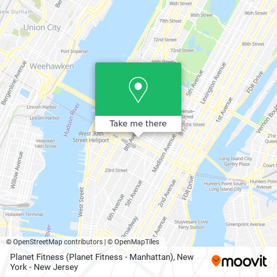 Planet Fitness (Planet Fitness - Manhattan) map