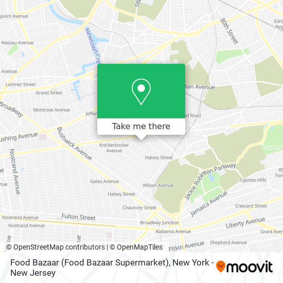 Food Bazaar (Food Bazaar Supermarket) map