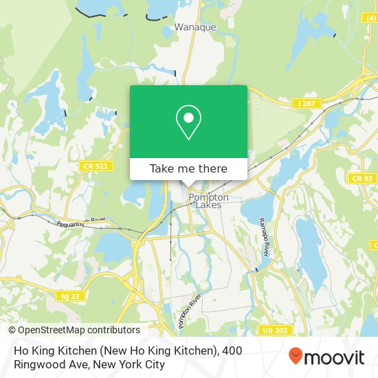 Ho King Kitchen (New Ho King Kitchen), 400 Ringwood Ave map