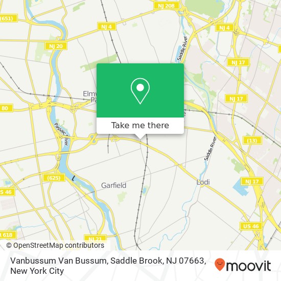 Vanbussum Van Bussum, Saddle Brook, NJ 07663 map