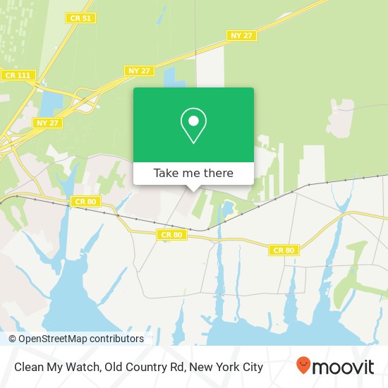 Clean My Watch, Old Country Rd map