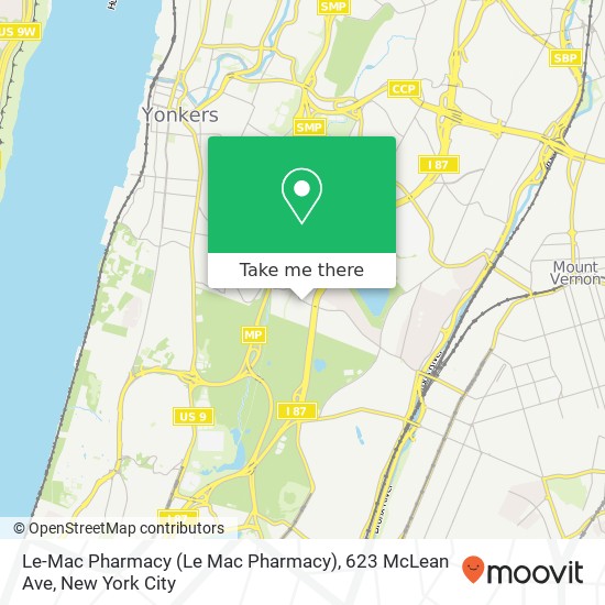 Le-Mac Pharmacy (Le Mac Pharmacy), 623 McLean Ave map