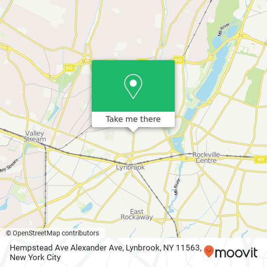 Hempstead Ave Alexander Ave, Lynbrook, NY 11563 map