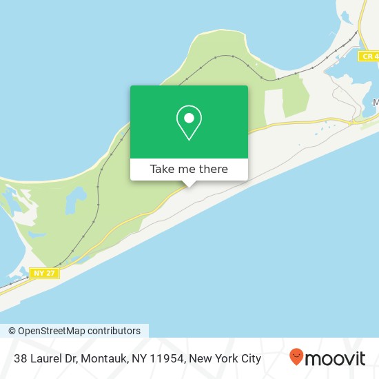 38 Laurel Dr, Montauk, NY 11954 map