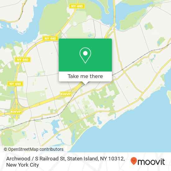 Archwood / S Railroad St, Staten Island, NY 10312 map