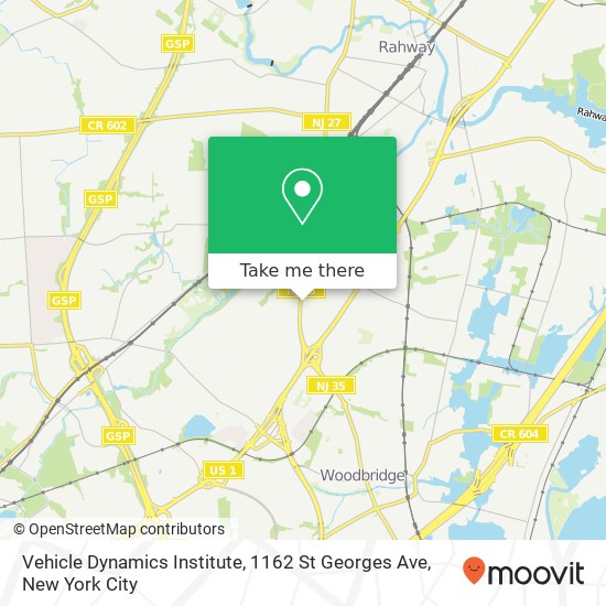 Vehicle Dynamics Institute, 1162 St Georges Ave map